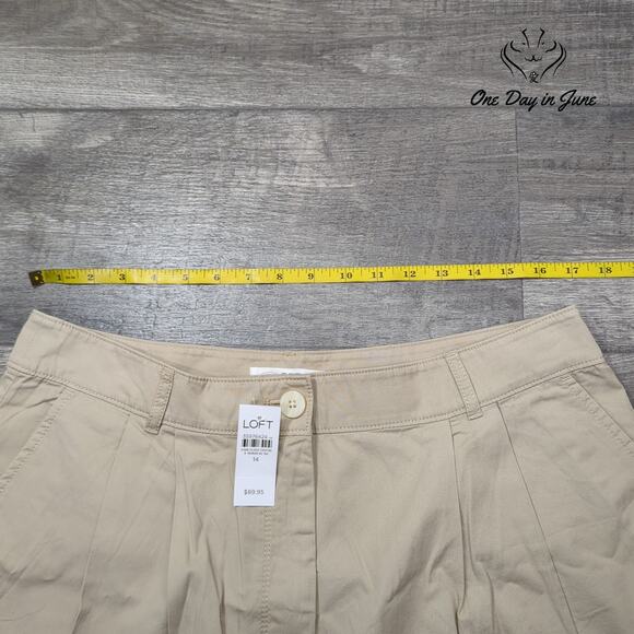 Loft Wide Leg Pants Size 14 - Picture 3 of 6